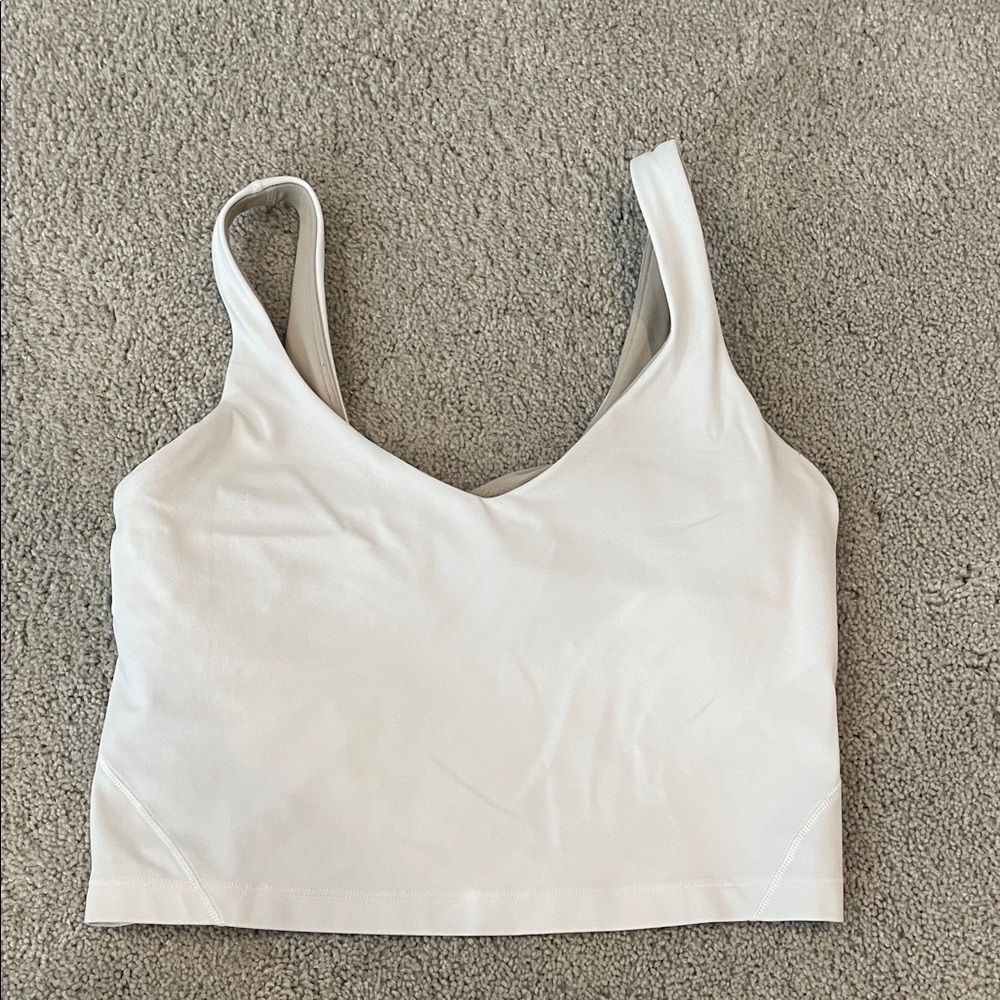 Lululemon- white align tank top size 6